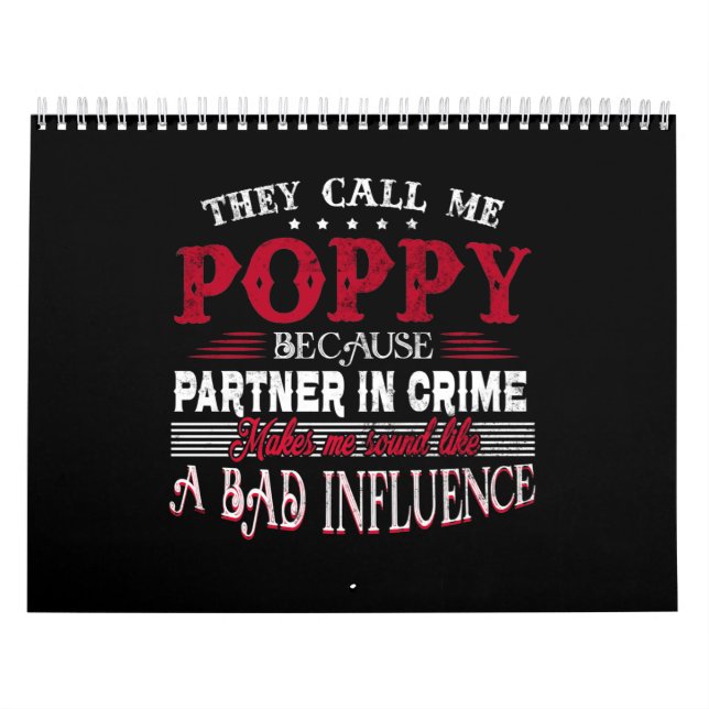 Calendrier Partenaire de They Call Me Poppy Because (Protection)