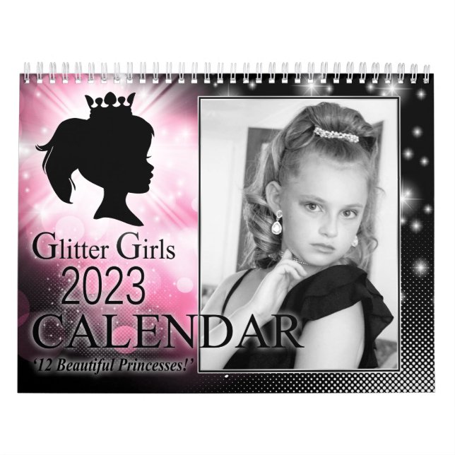 Calendrier parties scintillant Girls 2023 (Protection)
