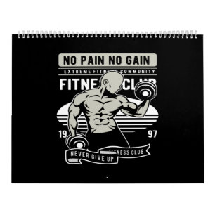 Calendrier pas de douleur pas de gain club de fitness