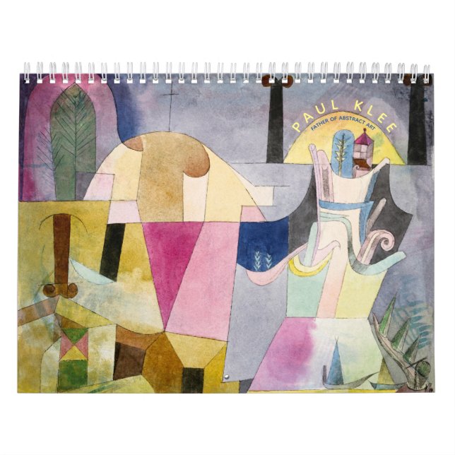 Calendrier Paul Klee Artiste Abstrait Art Vintage 2024 (Protection)