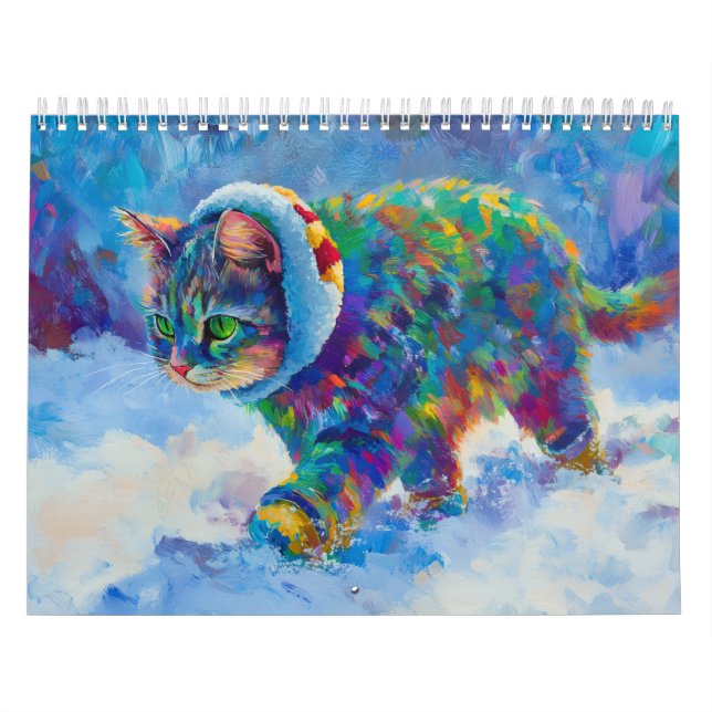 Calendrier Paws & Whiskers 2026 Cat Calendar (Protection)