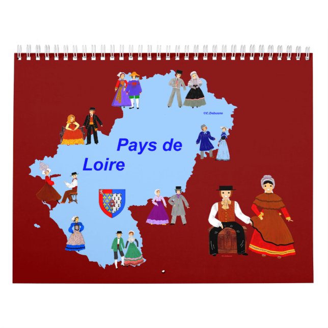 Calendrier Pays de Loire, France (Protection)