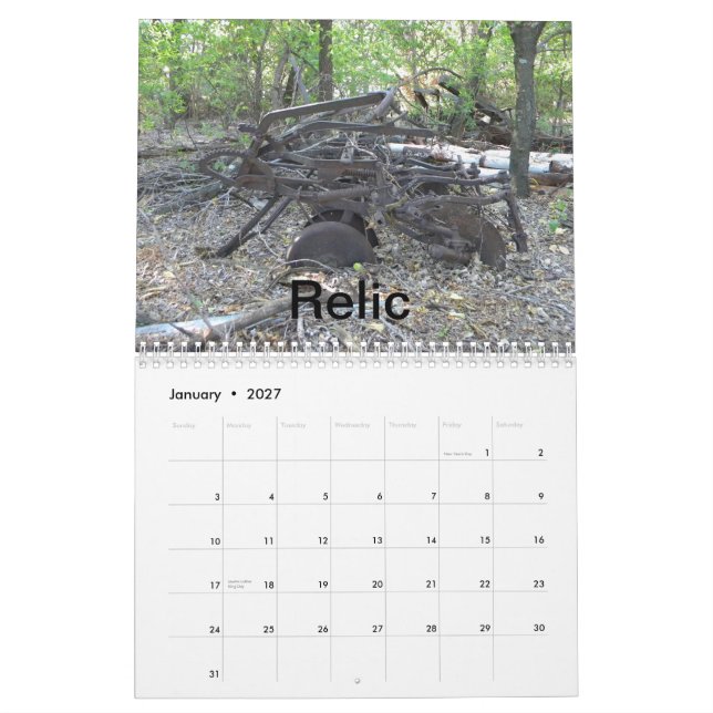 Calendrier Pays, ferme, ranch et rural - 2012 (Jan 2027)