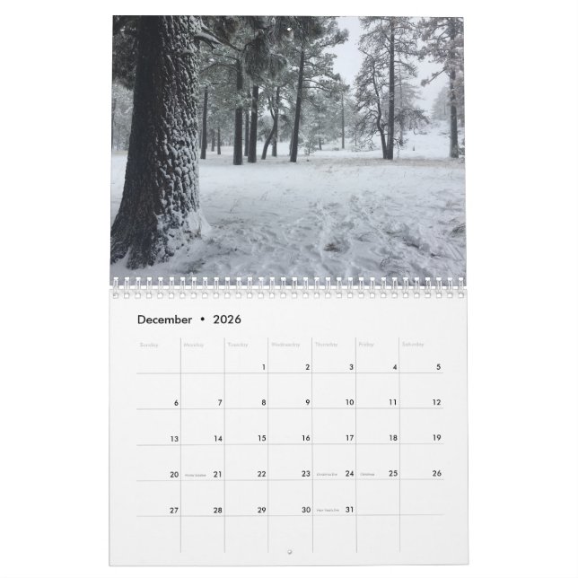 Calendrier Paysage (Dec 2026)