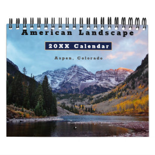 Calendrier Paysage américain