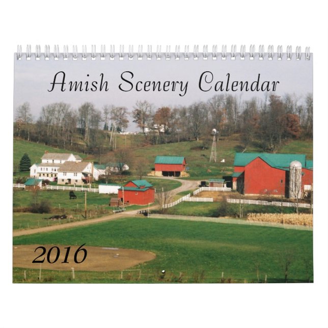 Calendrier Paysage amish 2016 (Protection)