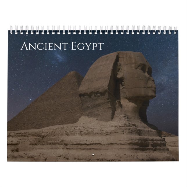 Calendrier Paysage de pyramides Sphinx Pharaon Égypte ancienn (Protection)