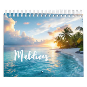 Calendrier Paysage des Maldives
