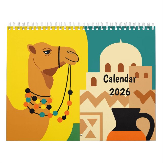 Calendrier Paysage désertique (Protection)