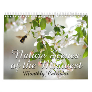 Calendrier Paysage du jardin du Midwest Garden Mensuel
