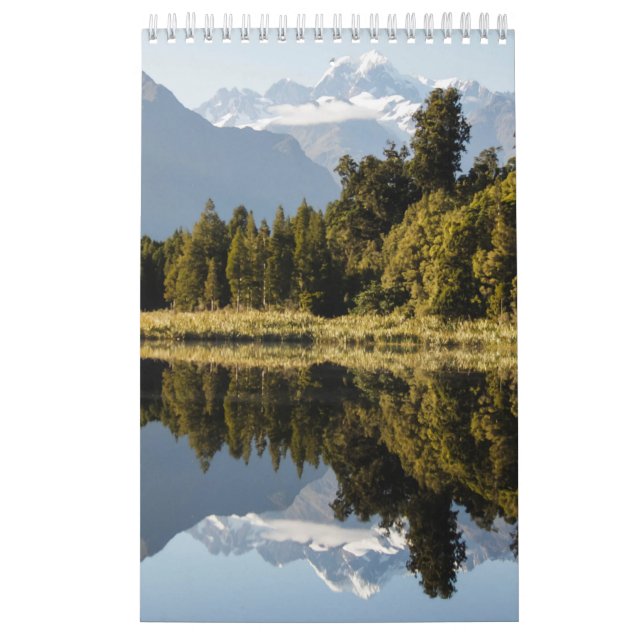 Calendrier Paysage montagnard Petit, Blanc (Protection)