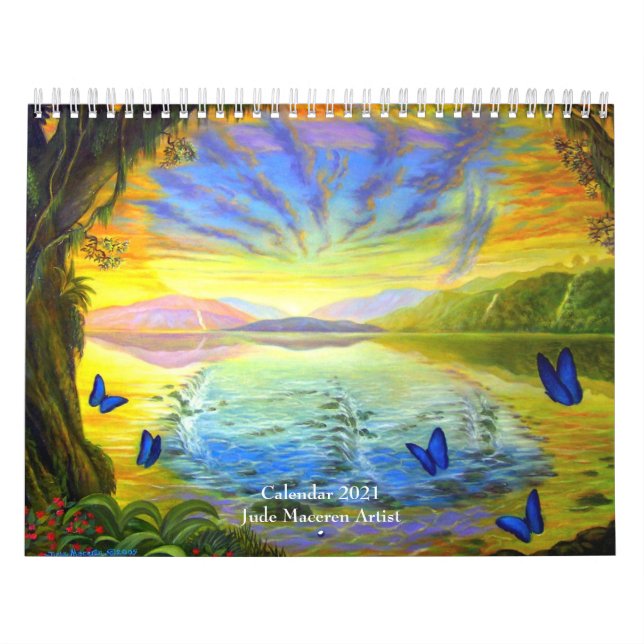 Calendrier Paysage naturel moderne Mural 2021 (Protection)