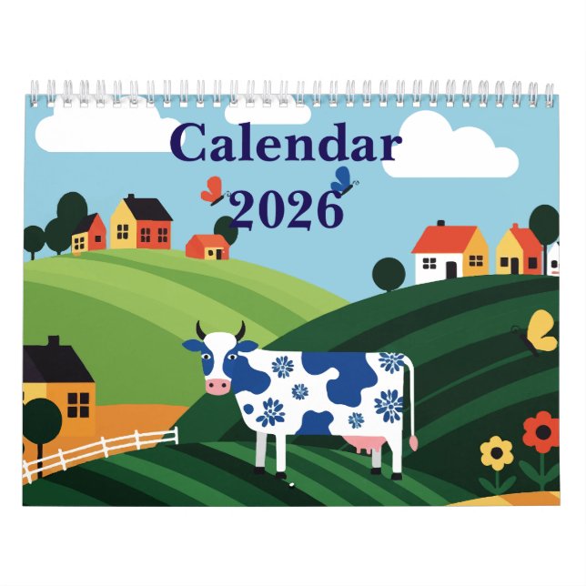 Calendrier Paysage rural pittoresque (Protection)