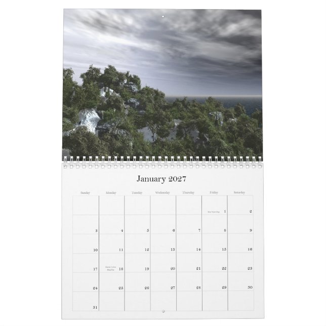 Calendrier Paysages 2011 (Jan 2027)