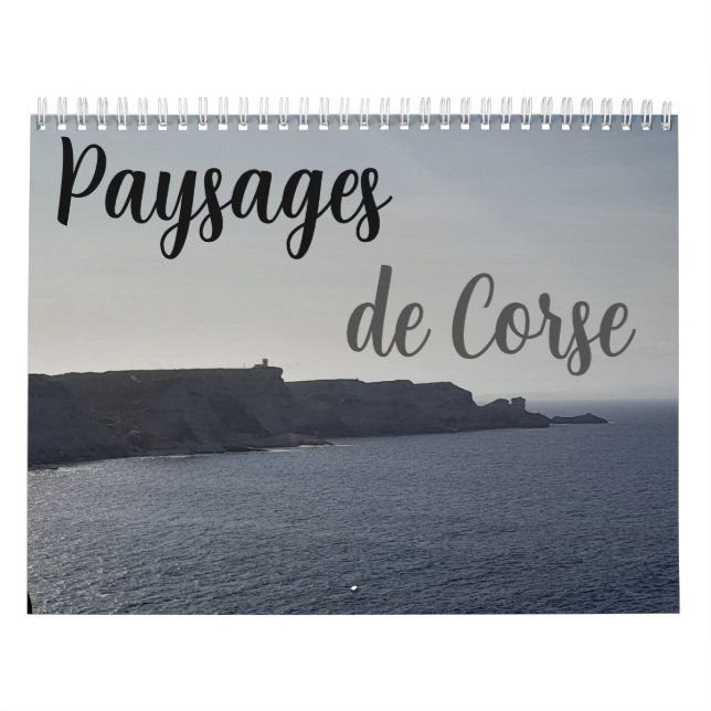 Calendrier "paysages de corse" (Protection)