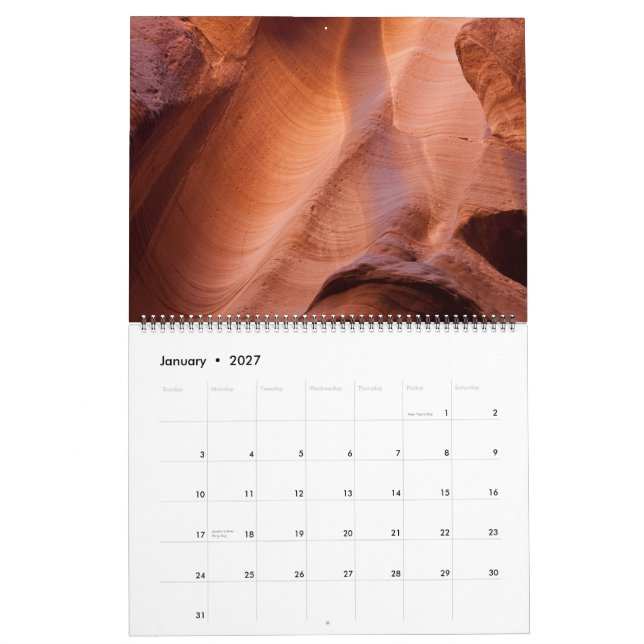 Calendrier Paysages de l'Utah - 2010 (Jan 2027)