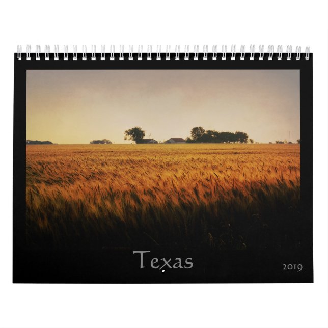 Calendrier Paysages du Texas (Protection)