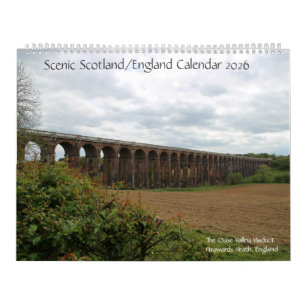 Calendrier Paysages Écosse/Angleterre 2026