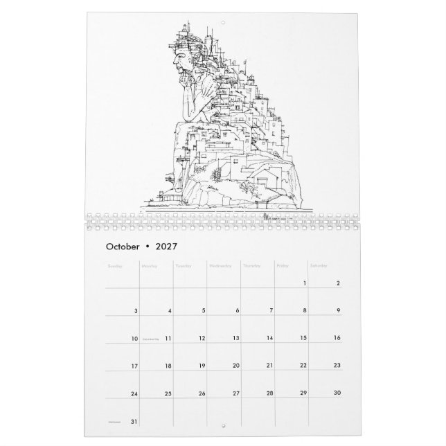 Calendrier Paysages Fantastiques (Oct 2027)