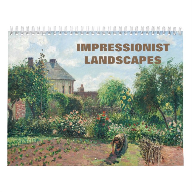 Calendrier Paysages impressionnistes - Peintures chefs-d'oeuv (Protection)