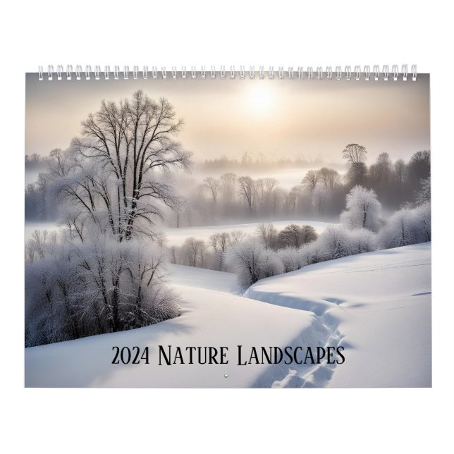 Calendrier Paysages naturels 2024 (Protection)