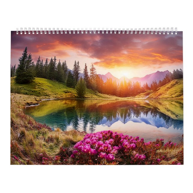 Calendrier Paysages sauvages époustouflants (Protection)