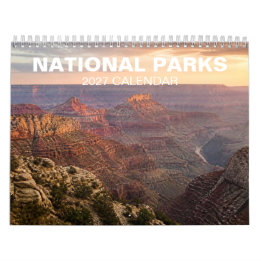 Calendrier Paysages Scéniques des Parcs Nationaux 2027