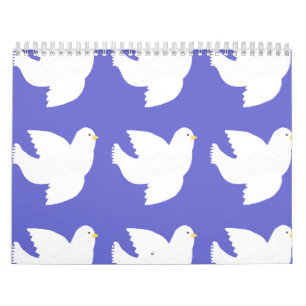 Calendrier peindre des colombes