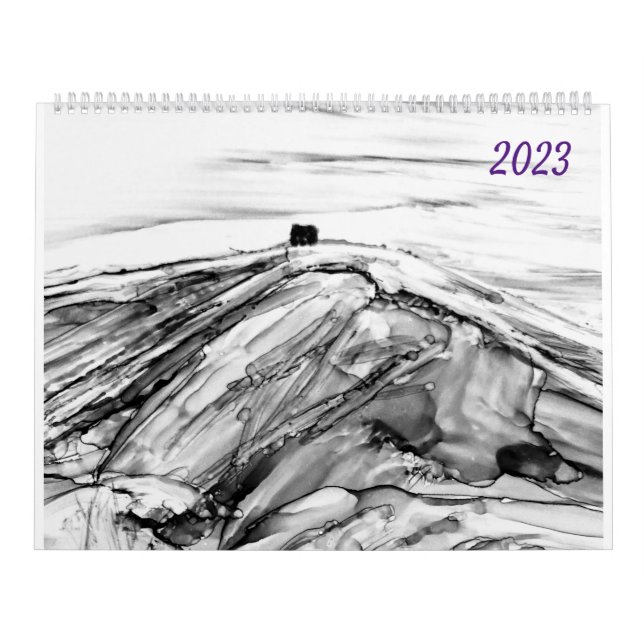 Calendrier peint paysage 2023 (Protection)