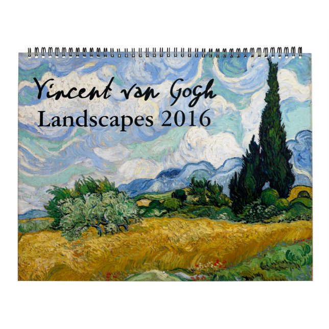 Calendrier Peinture de paysage de Van Gogh (Protection)