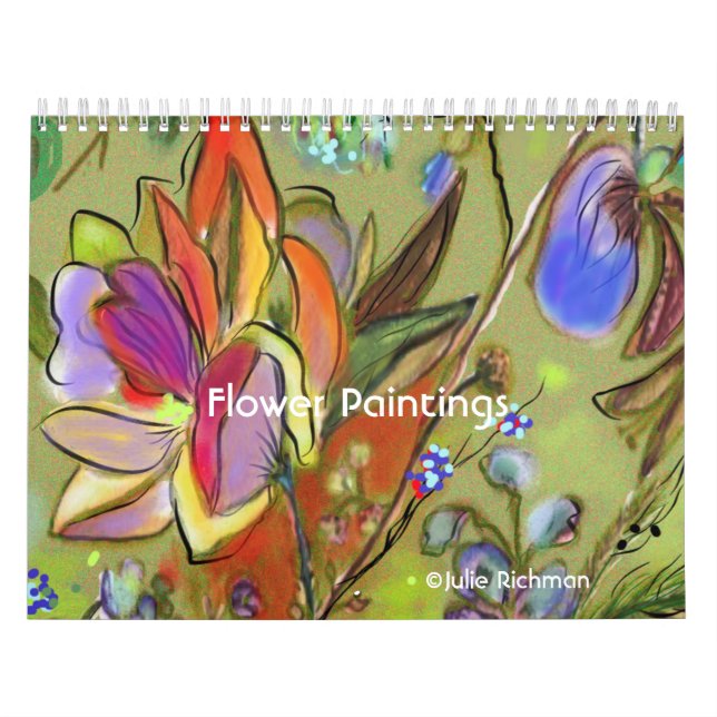 Calendrier Peintures à fleurs (Protection)