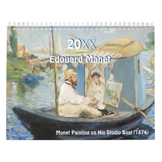 Calendrier Peintures d'art fin français d'Edouard Manet (Protection)