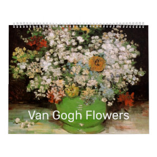 Calendrier Peintures de fleurs de Vincent van Gogh