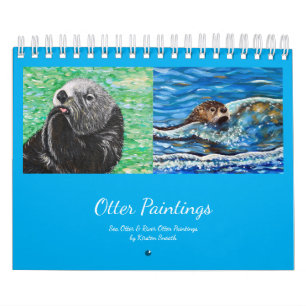 Calendrier Peintures de loutres