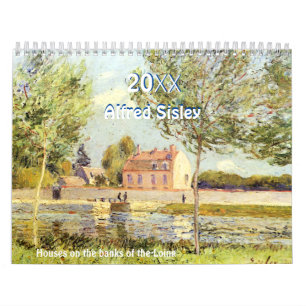 Calendrier Peintures de paysages impressionnistes d'Alfred Si