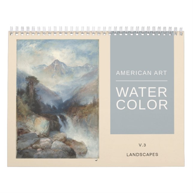 Calendrier Peintures paysannes américaines Fine Art Watercolo (Protection)