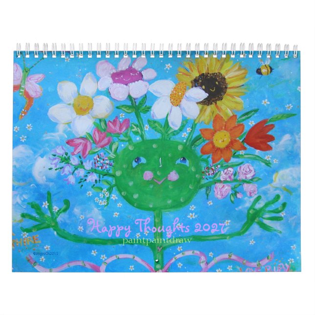 Calendrier Pensées heureuses 2027 (Protection)