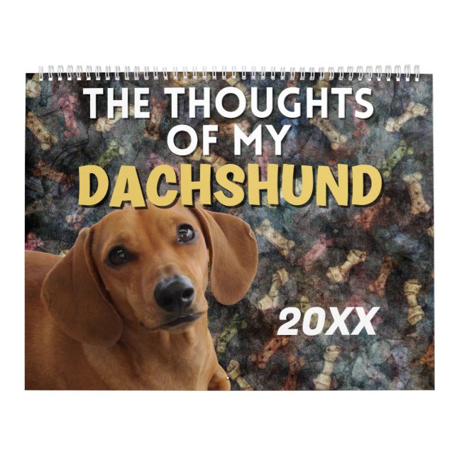 Calendrier Pensées hilarantes de mon Dachshund (Protection)