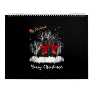 Calendrier père Noël Newfoundland Couple Joyeux cadeau de c