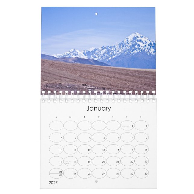 Calendrier Pérou 2012 (Jan 2027)
