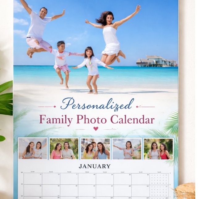 Calendrier Personalized Family Photo Calendar Custom Picture (Créateur téléchargé)