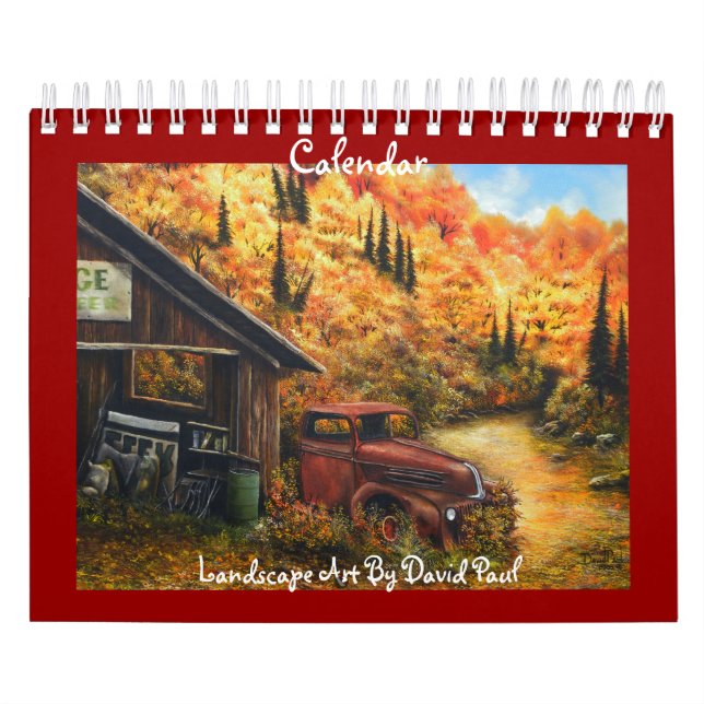 Calendrier personnalisable avec l'art de David Pau (Protection)