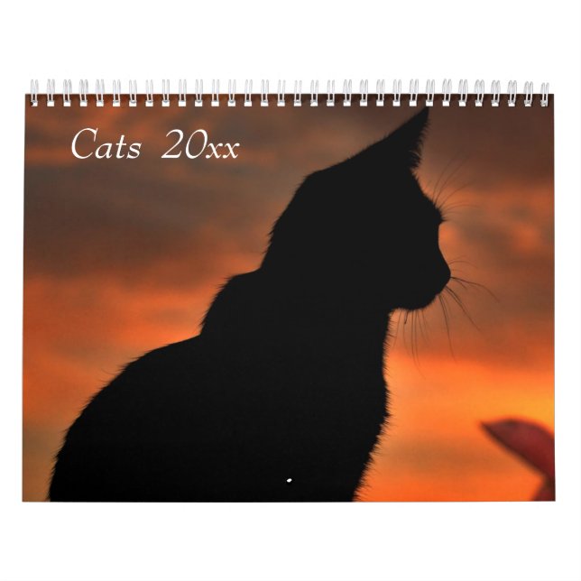 Calendrier personnalisable de chats (Protection)
