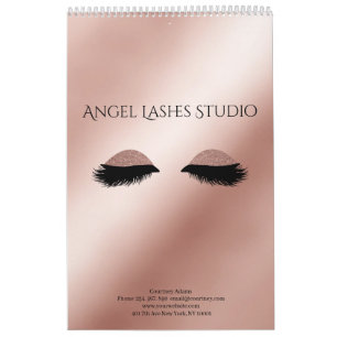 Calendrier Personnalisable Makeup Artist Eyelash Extensions