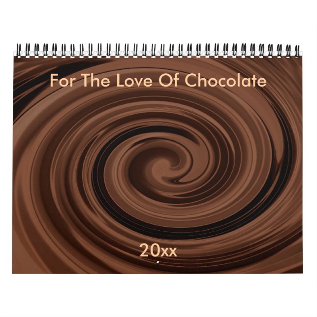 Calendrier personnalisable pour l'amour du chocola (Protection)