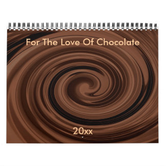 Calendrier personnalisable pour l'amour du chocola