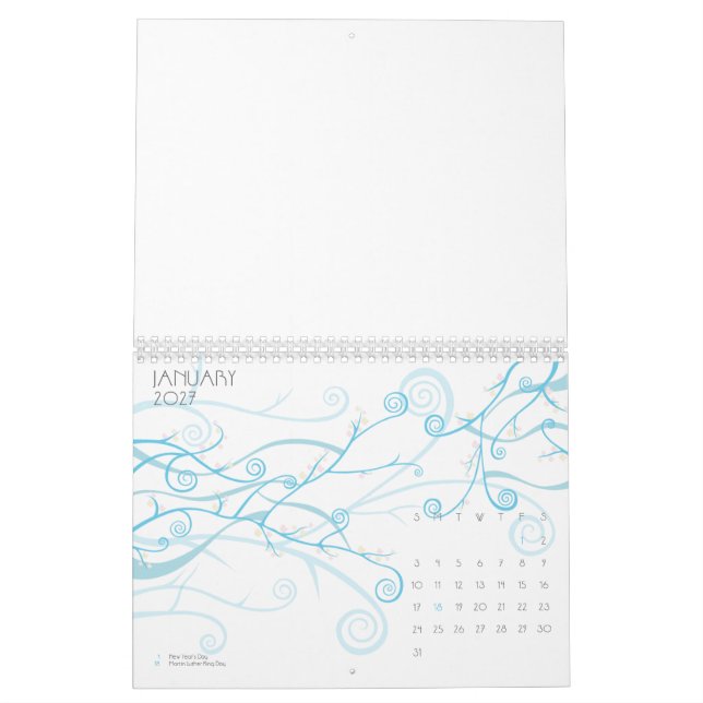 Calendrier personnalisé (Jan 2027)