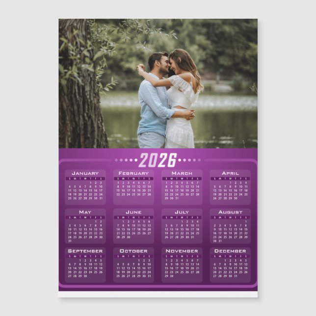 Calendrier personnalisé 2026 (Devant)