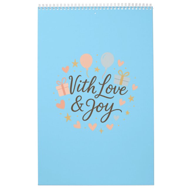 Calendrier personnalisé 2026 - Personnalisé, éléga (Protection)