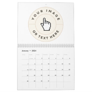 Calendrier - Personnalisé (ajouter image/texte)